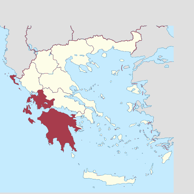 Badge of Peloponnese, Western Greece and the Ionian
