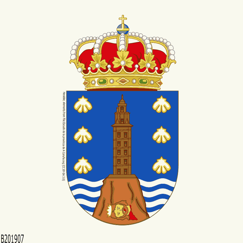Badge of A Coruña